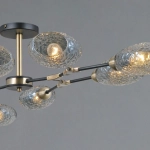 IL0272-8CSQ-25 BK AB TRENTO светильник потолочный ILLUMICO, E14х8