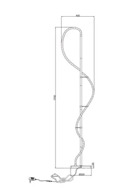 Торшер Arte Lamp KLIMT A2850PN-35PB, 1хLED