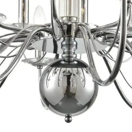 8034/16 CLASSI LN26 082 хром, металл/стекло Люстра подвесная Е14 16*40W 220V INCANTO