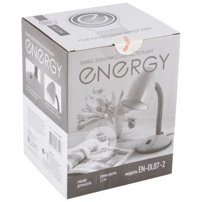 Лампа электрическая настольная ENERGY EN-DL07-2 синяя