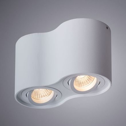 Точечный накладной светильник Arte Lamp FALCON A5645PL-2WH, 2хGU10