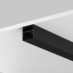 Рассеиватель для профиля 50×50 (Чёрный, 3 м), ALM-5050T-B-DF-3M 642049. TM Maytoni