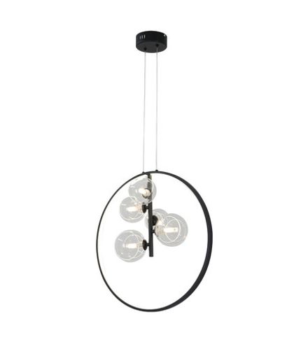 09408-5A,19 Люстра Иона черный d50 h150 G9 5*5W (4000K) (Led лампы в комплекте 4000К)