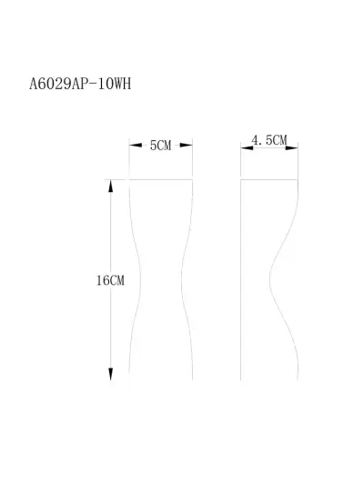 Декоративная подсветка Arte Lamp CHERTAN A6029AP-10WH, 1хLED