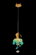 Подвесной светильник Pirilampo Turquoise FL1186-1PB, LED