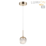 8083/1A LEDIO LN25 320 золото/прозрачный, металл/акрил Подвесной светильник LED 3W 4000K 220V RIMINI