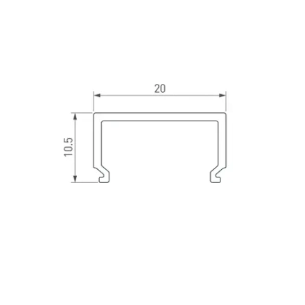 Экран SL-LINE-2011-2000 Square OPAL (Arlight, Пластик)