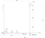 07618-150,36 Люстра Рия латунь L150 h116/86/46 GU10 5*5W+Led 15W (3000K) (лампы в комплекте)