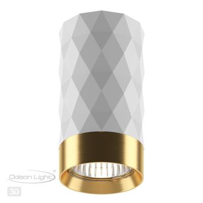 4286/1C HIGHTECH ODL22 403 белый/золотистый/металл Потолочный светильник IP20 LED GU10 max 10W AD ASTRUM