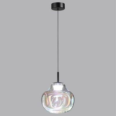 5097/4LB PENDANT ODL25 363 черный/бензиновый/металл/стекло Подвес LED 4W 4000K 388Лм VASO