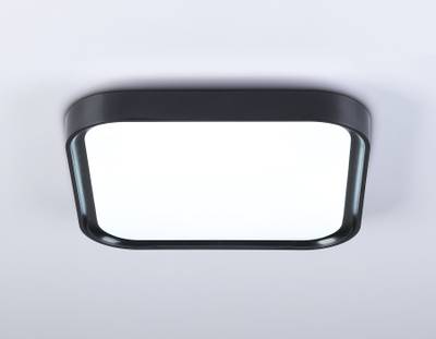 Потолочный светодиодный светильникFZ1262 BK черный 18W 5000K 250*250*60 (Без ПДУ)