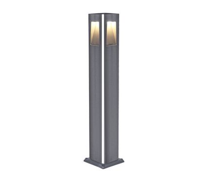 09210-F(220V),16(10) Светильник уличный Крисми серый 220V w12*12 h80 Led 4*3W (4000K) Декоративная подсветка розовая.