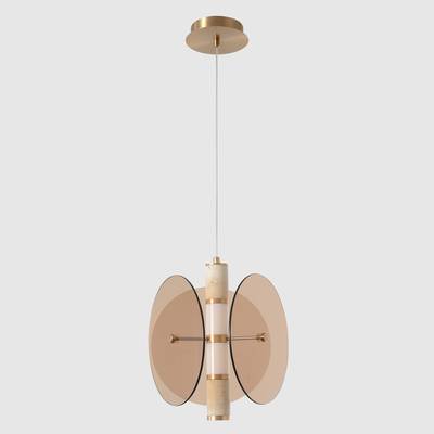 Светильник подвесной Crystal Lux AMARILLO SP12W LED BRASS 0120/212