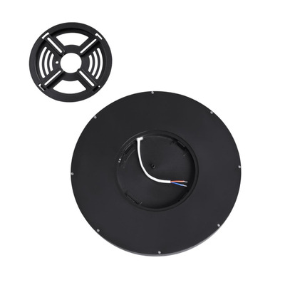 7662/24L MITRA LED SN 090 Светильник пластик/белый/черный LED 24Вт 3000/4000K D300 IP40 OMEGA BLACK