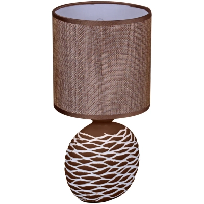 98231-0.7-01 LIGHT BROWN светильник настольный Reluce, E14х1