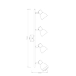 Спот Arte Lamp FALENA A3117PL-4BK, 4хE14