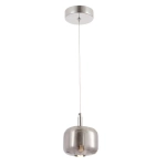 Светильник подвесной Crystal Lux BOX SP1 CHROME/SMOKE 1271/201