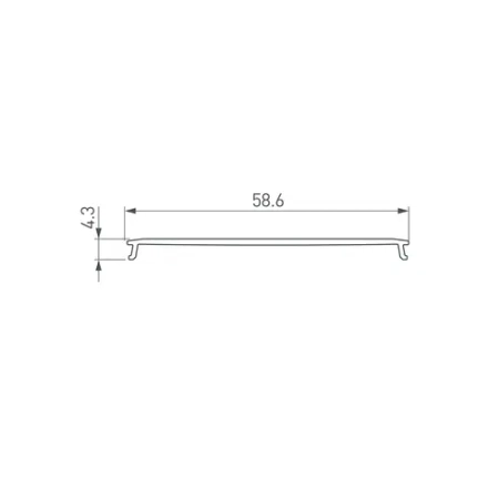Экран LINE-6070-3000 OPAL (Arlight, Пластик)