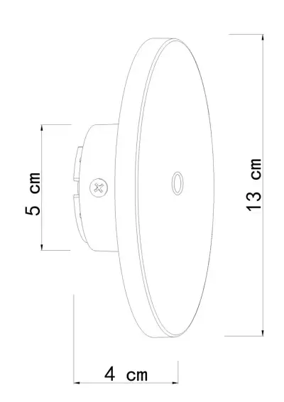 Фасадный светильник Arte Lamp NIMBO A4506AL-1BK, 1хLED