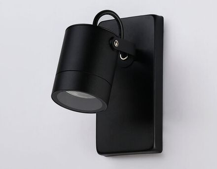 Светильник уличный настенный поворотный архитектурный ST3883 BK черный IP54 GU10 max 35W 140*80*85