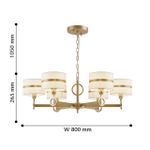 Подвесная люстра Mateo 2634-6P. ТМ Favourite