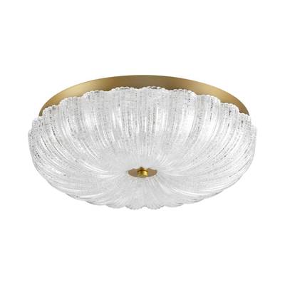 7719/48L PIKO LED SN 40 Светильник металл/стекло/прозрачный/золотой LED 48Вт 3000-6500K D400 IP20 пульт ДУ TESORO