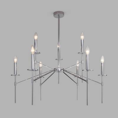 Умная потолочная люстра 60142/9 хром