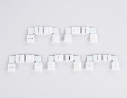 Соединитель угловой L для светодиодной ленты 5050 12/24V (4 конт.) GS6701 (10шт)