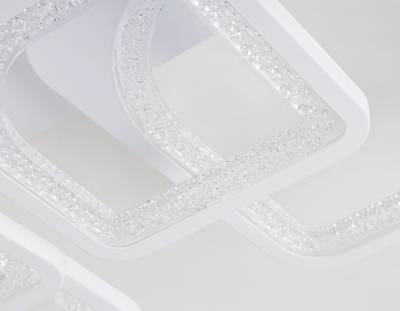 Светильник потолочный светодиодный с пультом FA4423/4+4 WH белый 150W 3000K+6400K/4200K/6400K+3000K 580*580*120 (ПДУ ИК)