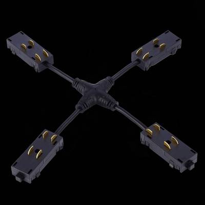 ST015.422.20 X- образный коннектор Skyline 220 ST-Luce Черный