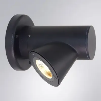 Фасадный светильник Arte Lamp BROOKLYN A2063AL-1BK, 1хGU10