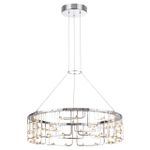 7059/44L HIGHTECH ODL26 Подвесной светильник  нерж/сталь хром IP20 LED 44W 3960Лм 3000K 220V ZAHA