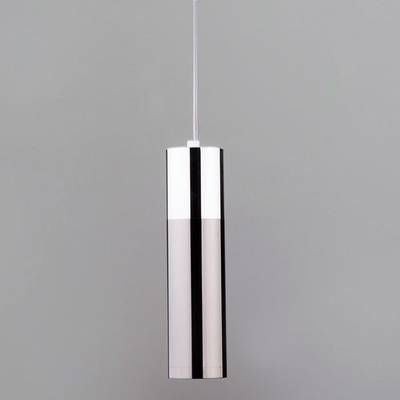 Подвесной светодиодный светильник в стиле лофт 50135/1 LED хром / черный жемчуг