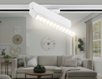 Светильник светодиодный трековый GL6815 WH белый LED 12W 3000K 24° 230*22*87