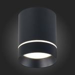 ST115.442.12 Светильник потолочный Черный LED 1*12W 4000K 840Lm Ra&gt;90 120° IP20 D79xH100 170-240V