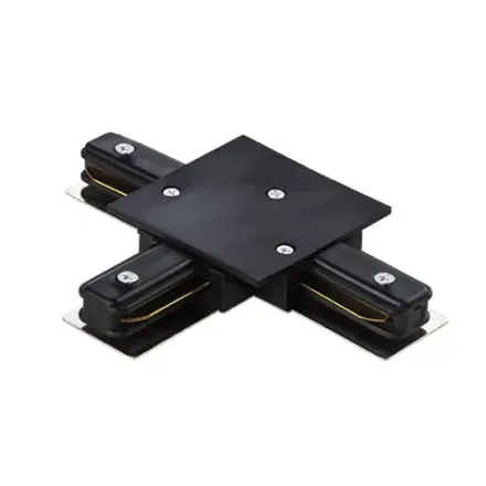 501137 Соединитель д/встраиваемых треков однофазный BARRA T-образный ЧЕРНЫЙ Lightstar