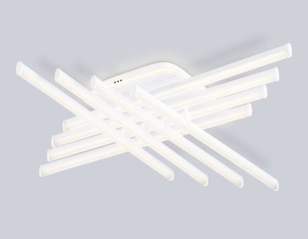 Светильник светодиодный потолочный FL6261 WH белый 130W 3000K-6400K 810*810*130 (ПДУ ИК)