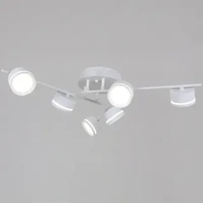 10590-0.3-06 White светильник потолочный Reluce, GX53х6