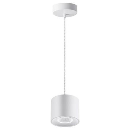 358793 OVER NT21 217 белый Светильник накладной светодиодный, длина провода 2м IP20 LED 15W 4000K 1600Лм 110-265V BIND