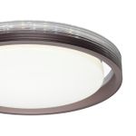 7698/DL MARON SN 94 Светильник пластик/кофе/прозрачный LED 48Вт 3000-6000K D475 IP43 пульт ДУ MEDEN