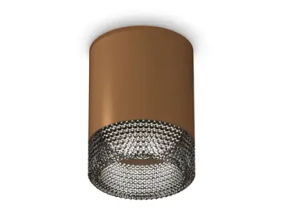 Комплект накладного светильника XS6304022 SCF/BK кофе песок/тонированный MR16 GU5.3 (C6304, N6151)