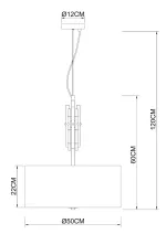 Подвесная люстра Arte Lamp TAYGETA A4097SP-5CC, 5хE27