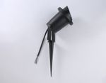 Светильник уличный в грунт ST6339 BK черный IP65 GU10 max 35W D92*315