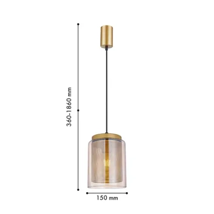 Подвес Galler 4346-1P, 1*E27*40W. ТМ F-Promo