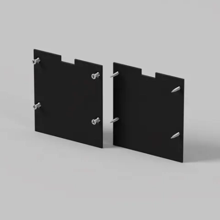 Комплект заглушек (для профиля 50x50) 2 шт., ALM-5050T-B-EC 642047. TM Maytoni