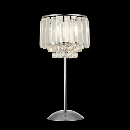 Citilux Синди CL330811 Настольная лампа хрустальная Хром
