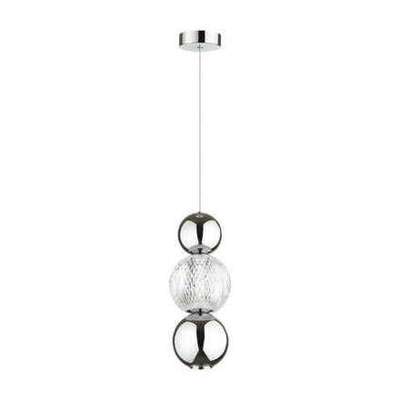 5007/7LA L-VISION ODL23 573 хром/прозрачный/металл/акрил Подвес LED 7W 4000K 300Лм CRYSTAL