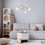 SLE1107-103-04 Светильник подвесной Хром/Белый, Серый G9 4*5W 4000K