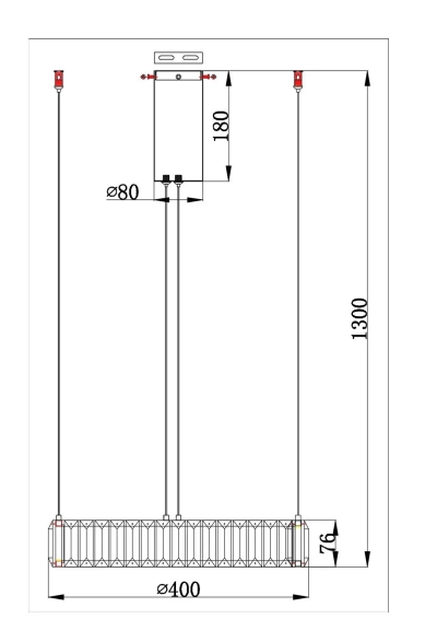 Подвесная люстра Divinare RENATA 1135/17 SP-25, 1хLED