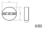 2202,19 Светильник Затмение черный d25 h4,5 Led 9W (4000K)